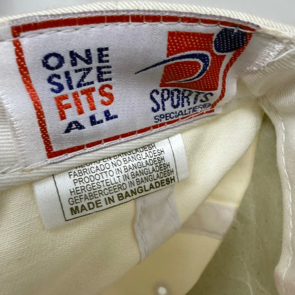 Vintage Sports Specialties Kentucky Wildcats Hat Cream Blue Strapback Mens OSFA